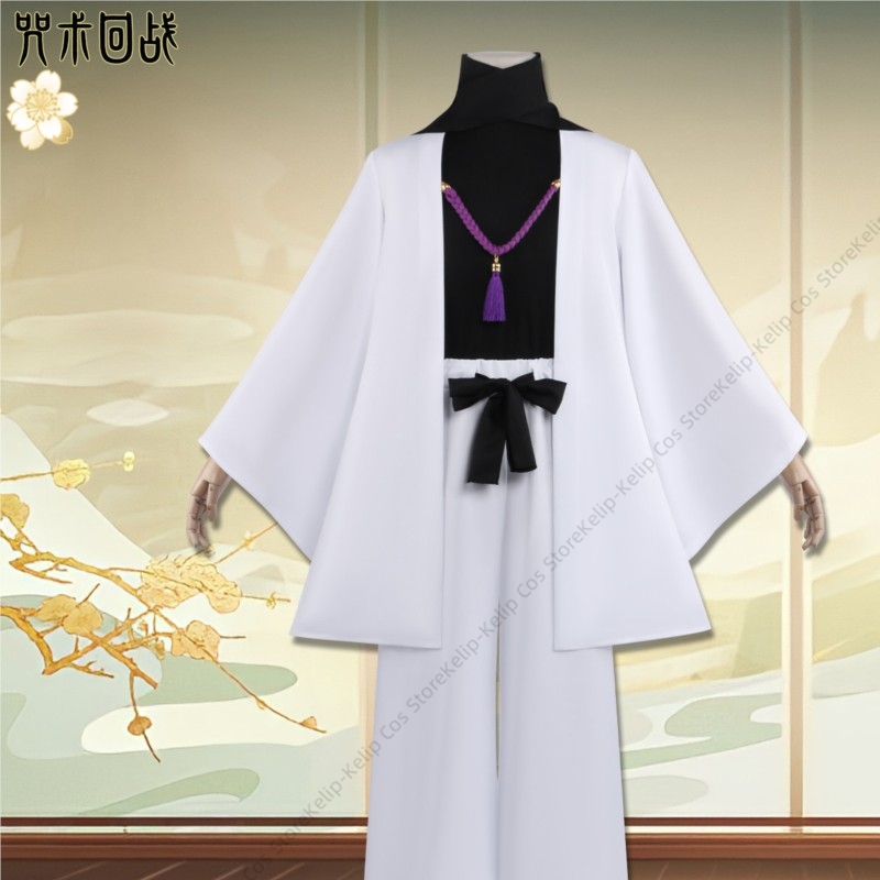 White Haori Clan Head Gojo Cos - Anime Cosplay Ladies ulasan dan harga