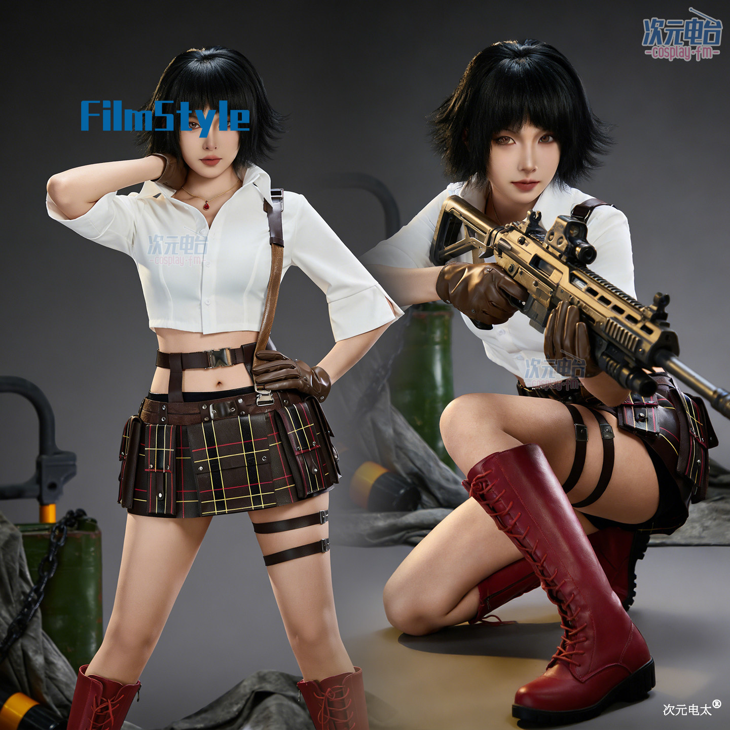 Game Devil May Cry Lady Cospla - Anime Cosplay Ladies ulasan dan harga