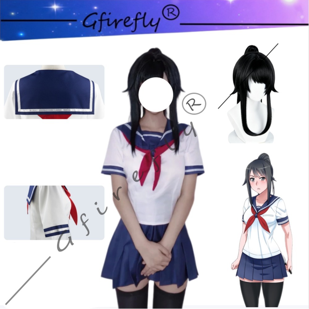 Yandere Simulator Ayano Aishi  - Anime Cosplay Ladies ulasan dan harga