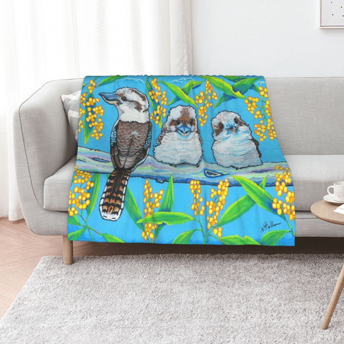 Kindred Kookaburras Throw Blan - Anime Cosplay Idea ulasan dan harga