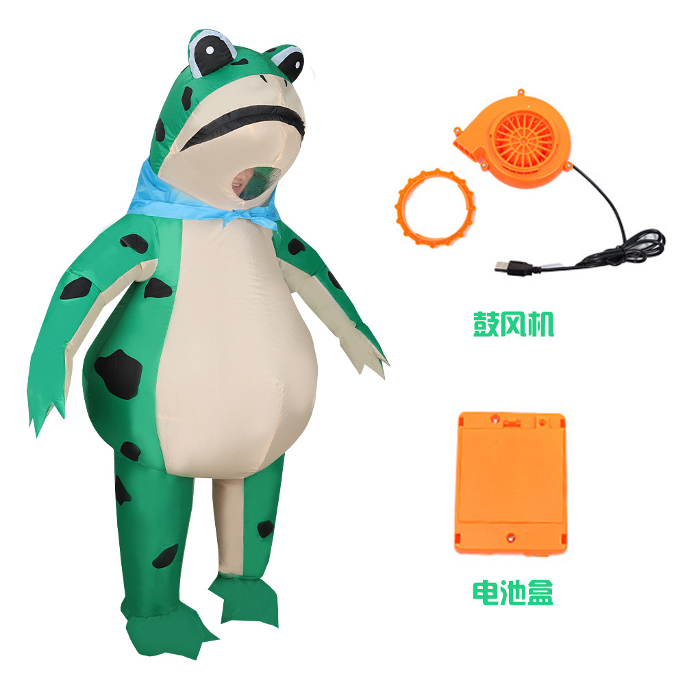 ZOETOPKID Inflatable Frog Cosp - Anime Cosplay Jumpsuit ulasan dan harga