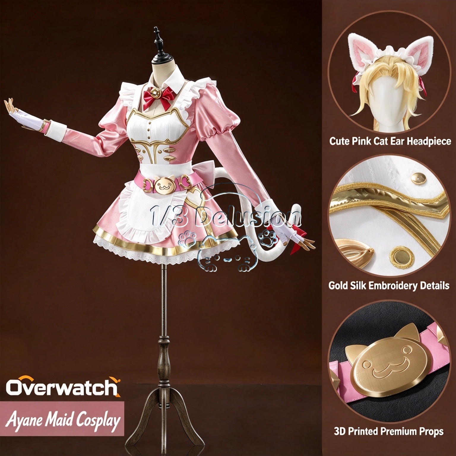 Anime game series: Overwatch A - Anime Cosplay Ladies ulasan dan harga
