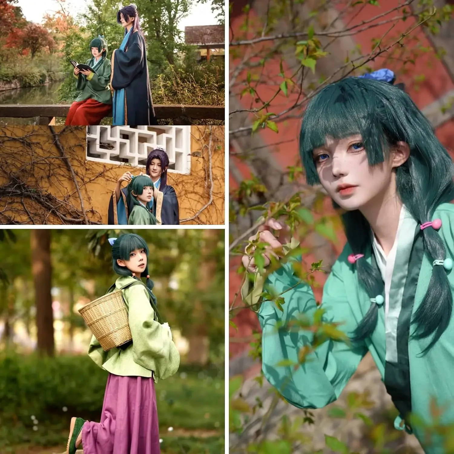2026 Anime Maomao Cosplay Wig  - Anime Cosplay Couple ulasan dan harga