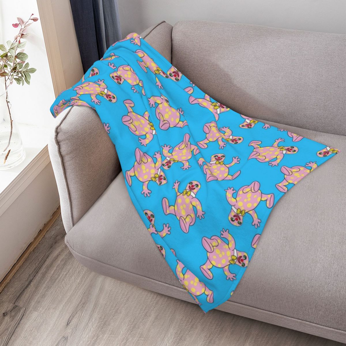 Blobby Blobby Blobby Throw Bla - Anime Cosplay Idea ulasan dan harga