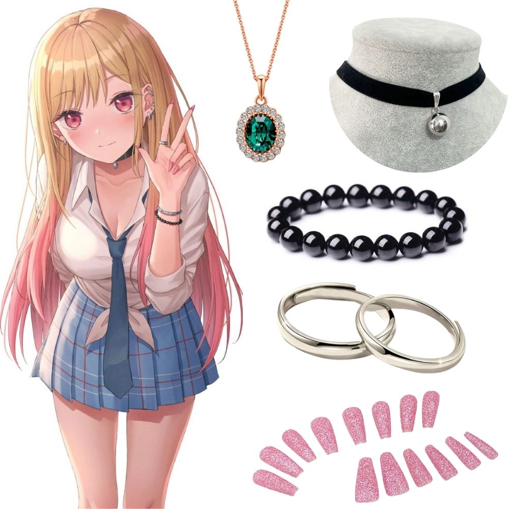 Kitagawa Marin Earrings Neckla - Kitagawa Anime Cosplay ulasan dan harga